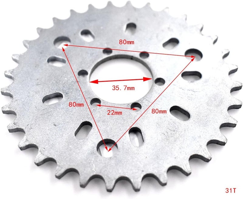 sthus 415 Chain Wheel Sprocket 32T 32 Tooth Motorized Gas Cycle Bicycle 50cc 60cc 80cc - Image 3